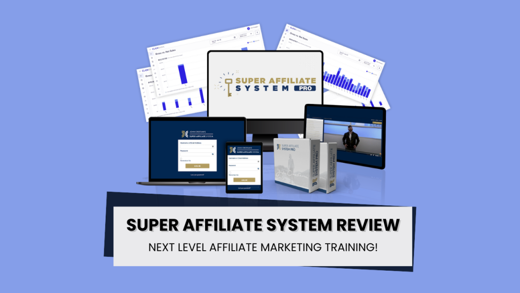 Super Affiliate System PRO Review – by John Crestani with 100k bonuses value