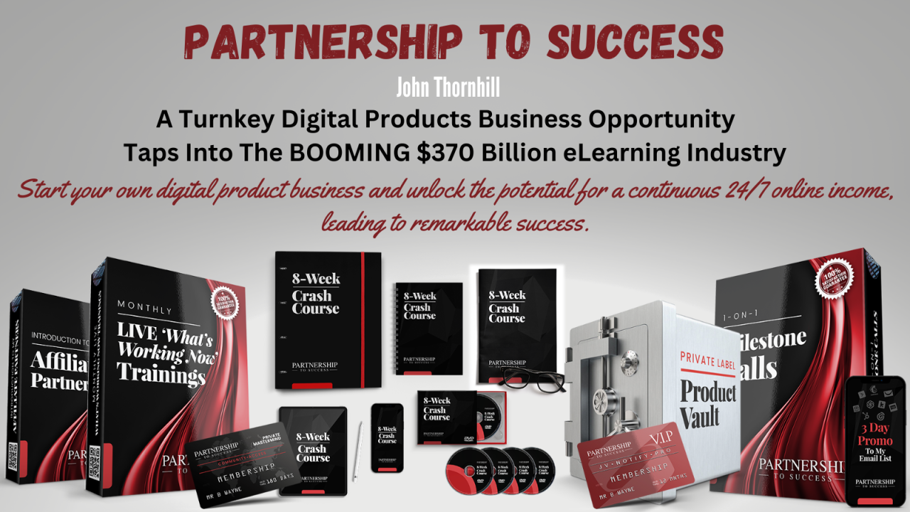 John Thornhill's Partnership to Success Program review