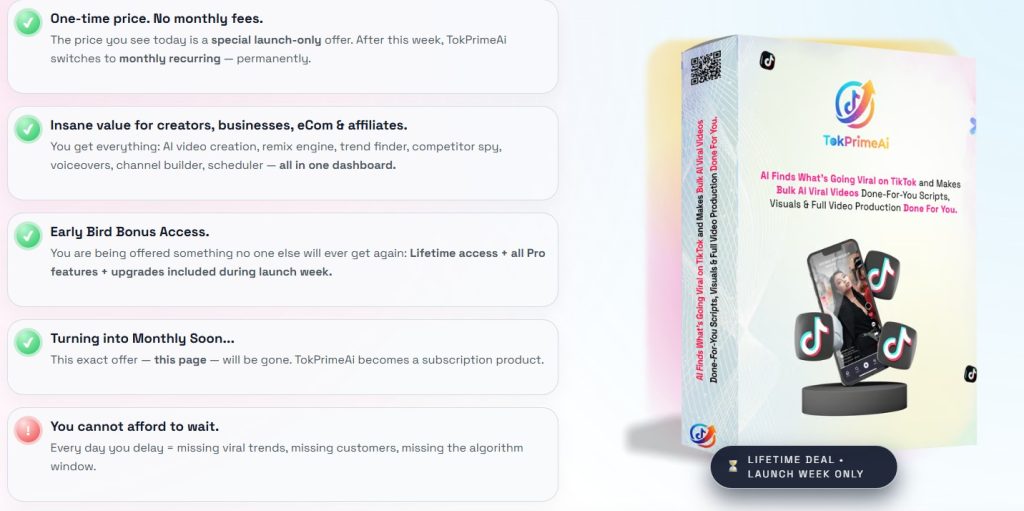 TokPrimeAi bonus